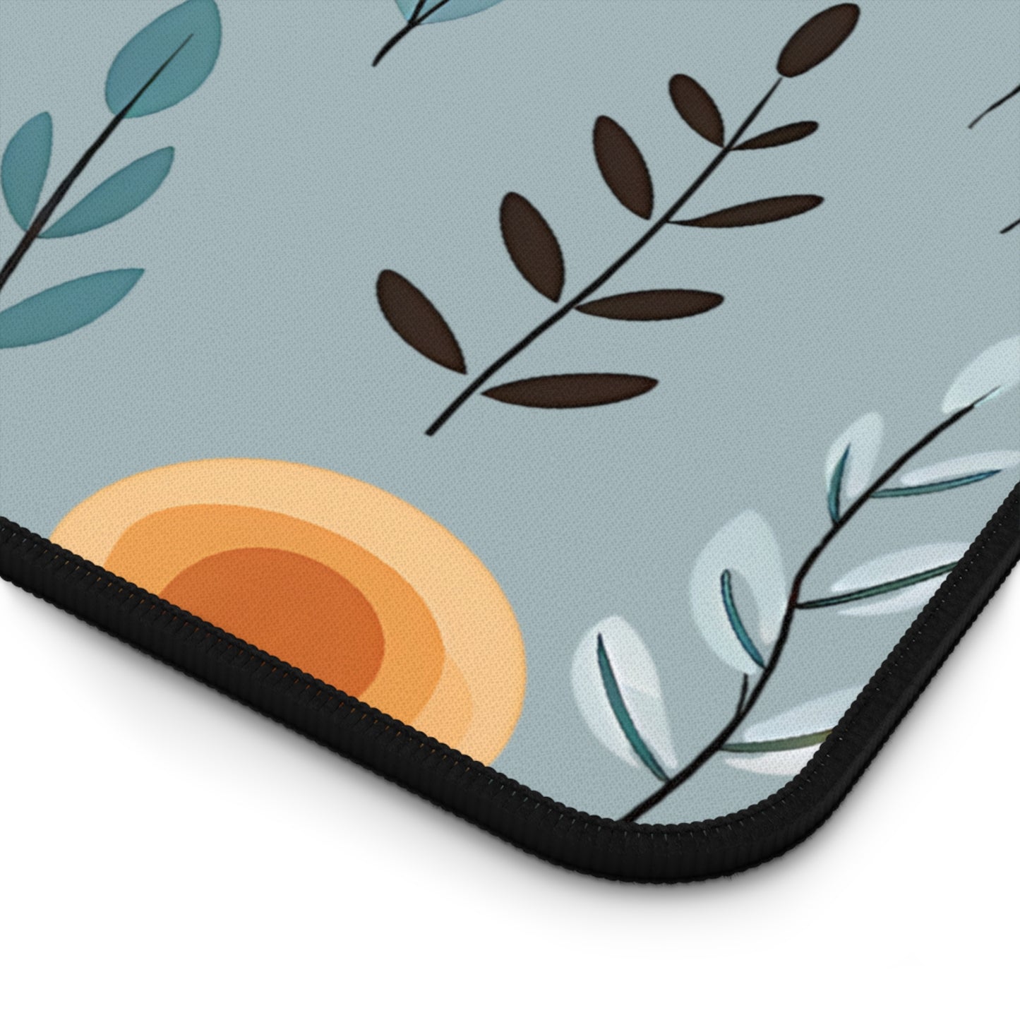 Close-up corner detail of Poppy Season poppy print — Nicki Glam vivid petal texture.